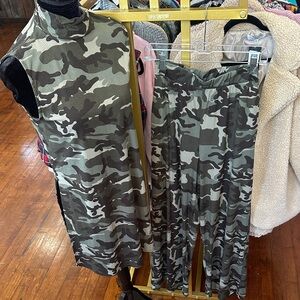 Dressed in LALA Camouflage 2 Piece Set